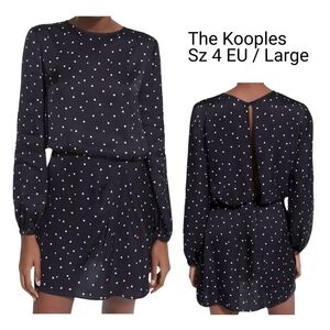The Kooples Mini Dress Heart Print Sz 4 EU / 10 US
